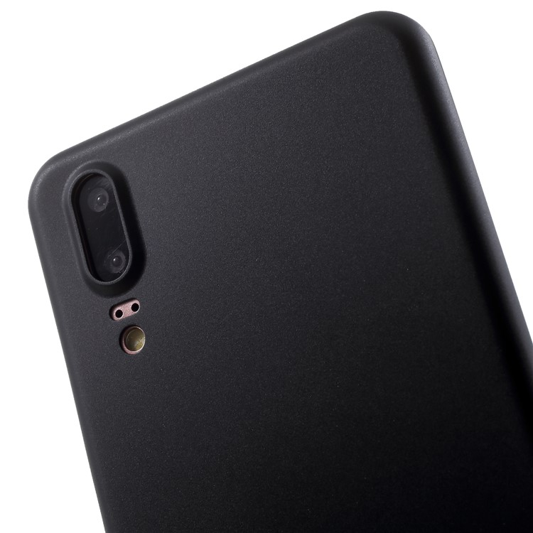 CAFELF 0.4mm Ultra Thin Matte PP Hard Cover Shell for Huawei P20 - Black-4