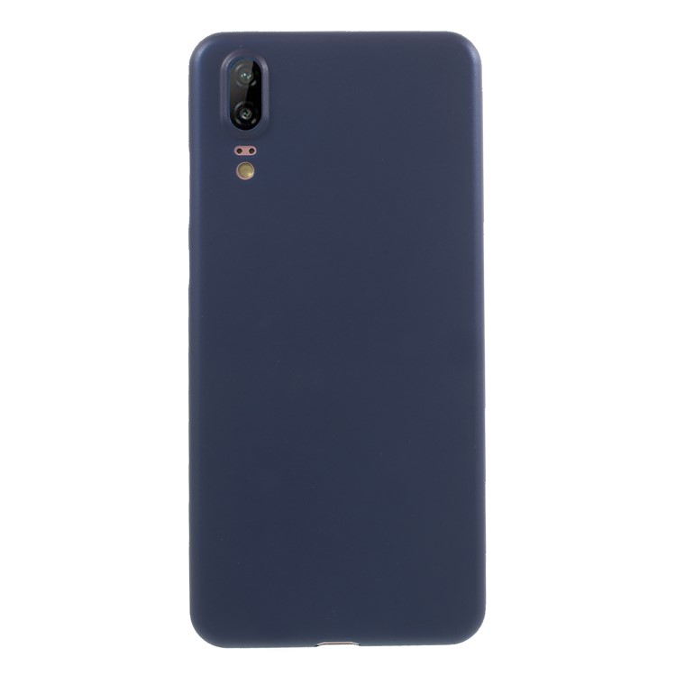 CAFELF 0.4mm Ultra Thin Matte PP Hard Cover Shell for Huawei P20 - Dark Blue-1