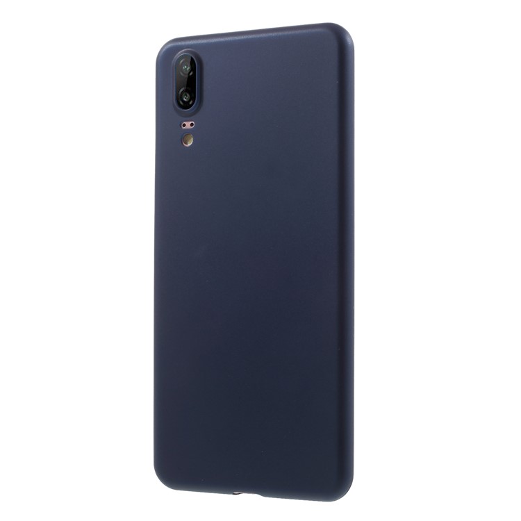 CAFELF 0.4mm Ultra Thin Matte PP Hard Cover Shell for Huawei P20 - Dark Blue-3