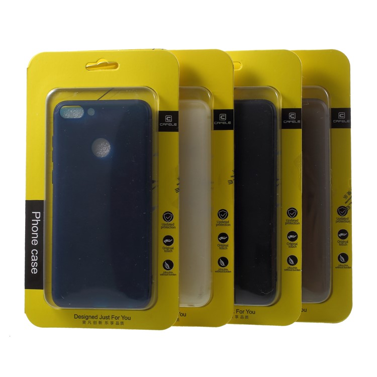 CAFELE Frosted TPU Case for Huawei P Smart / Enjoy 7S - Blue-5