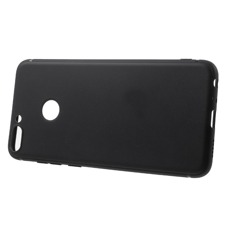 CAFELE Frosted TPU Shell Case for Huawei P Smart / Enjoy 7S - Black-2
