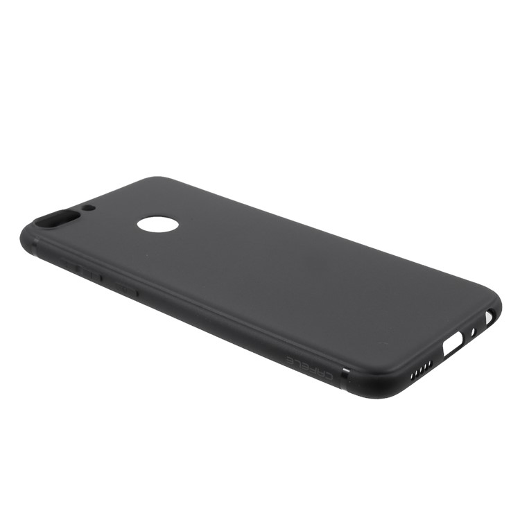 CAFELE Frosted TPU Shell Case for Huawei P Smart / Enjoy 7S - Black-3