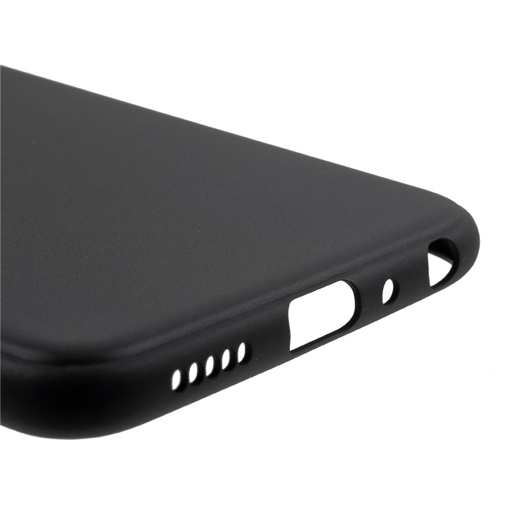 CAFELE Frosted TPU Shell Case for Huawei P Smart / Enjoy 7S - Black-5