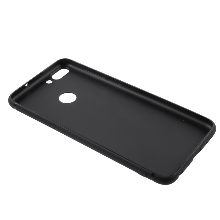CAFELE Frosted TPU Shell Case for Huawei P Smart / Enjoy 7S - Black-6