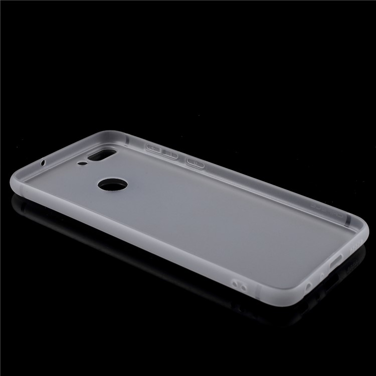 CAFELE Frosted TPU Case Shell Cover for Huawei P Smart / Enjoy 7S - White-4