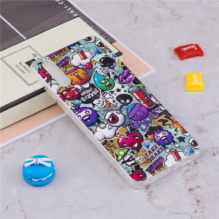 Luminous IMD Patterned Soft TPU Phone Cover for Huawei P20 - Wow Brains-4