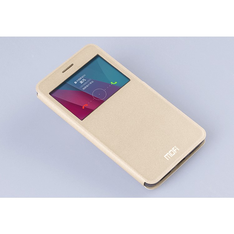 MOFI Hui Series Stand Leather Case for Huawei Honor Play 5X / Honor 5X - Champagne-11