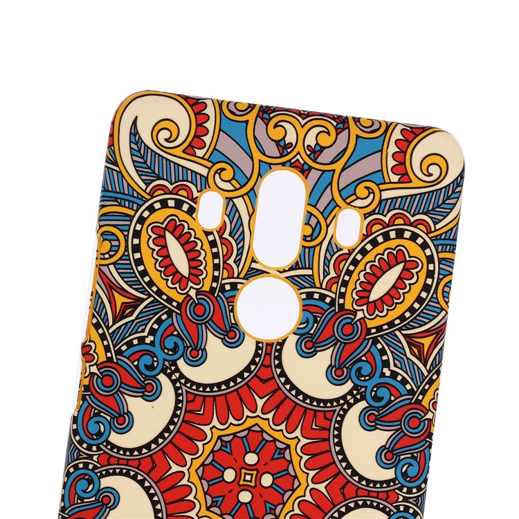 Ethnic Style Embossment Luminous Matte TPU Back Case for Huawei Mate 10 Pro - Style 1-4