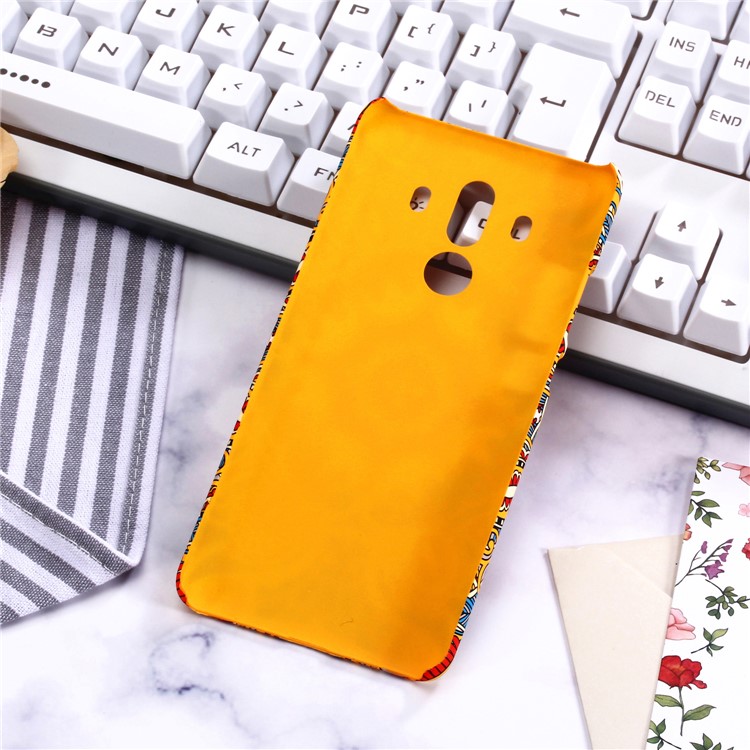 Ethnic Style Embossment Luminous Matte TPU Back Case for Huawei Mate 10 Pro - Style 1-9