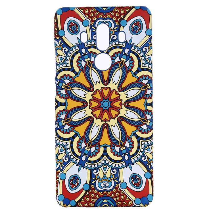 Ethnic Style Embossment Luminous Matte TPU Gel Cover for Huawei Mate 10 Pro - Style 2-1