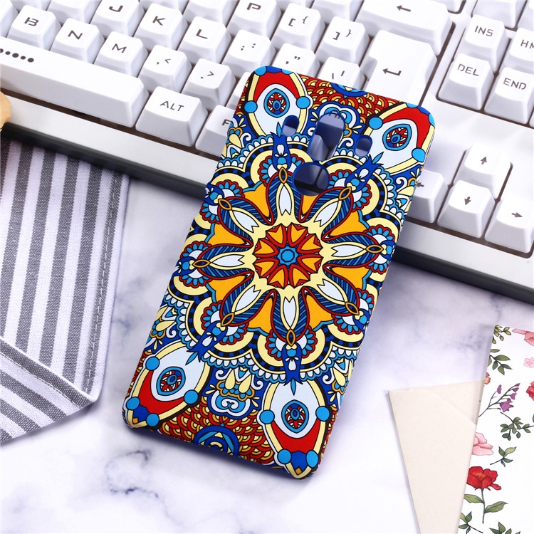 Ethnic Style Embossment Luminous Matte TPU Gel Cover for Huawei Mate 10 Pro - Style 2-2