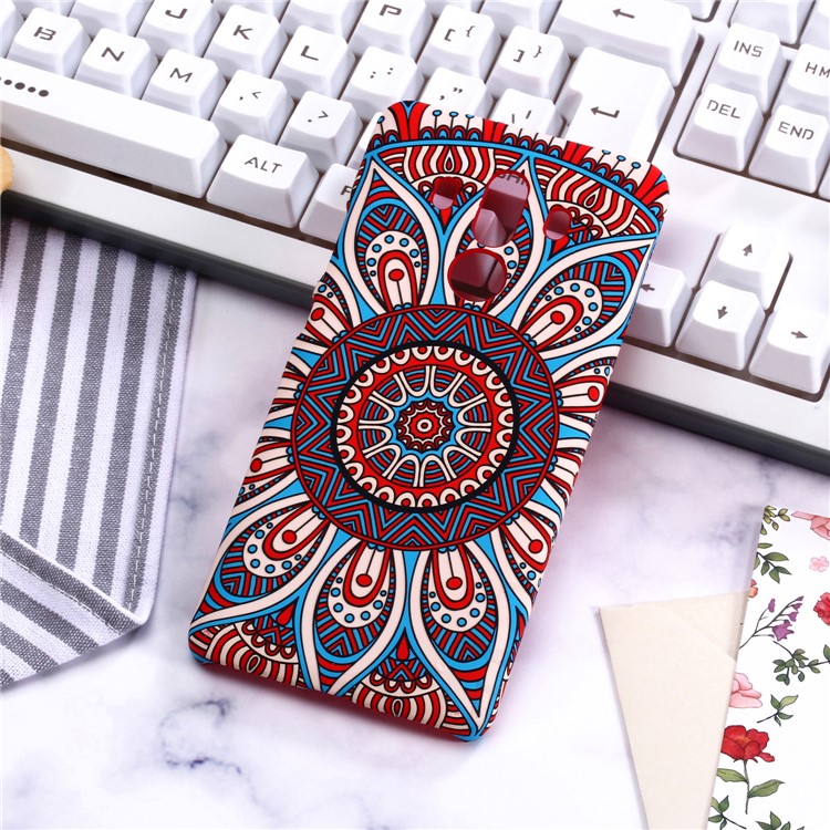 Ethnic Style Embossment Luminous Matte TPU Phone Casing for Huawei Mate 10 Pro - Style 3-2