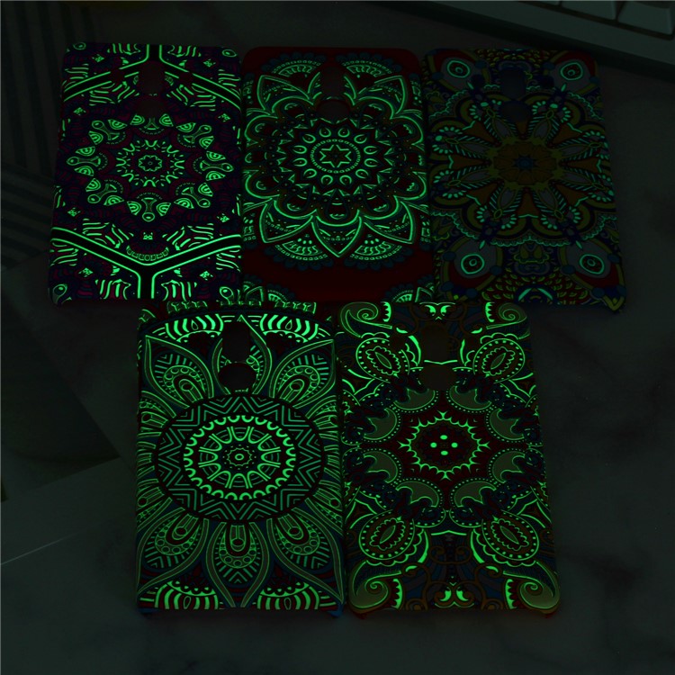 Ethnic Style Embossment Luminous Matte TPU Mobile Shell for Huawei Mate 10 Pro - Style 4-4