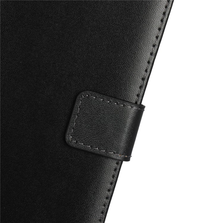 Wallet Stand Split Leather Protection Mobile Phone Case for Huawei P Smart / Enjoy 7S - Black-7