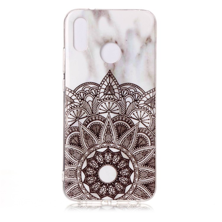 Para Huawei P20 Lite / Nova 3e Patrón De Mármol IMD TPU CUBIERTA DE ACCESORIO - Patrón Mandala-2