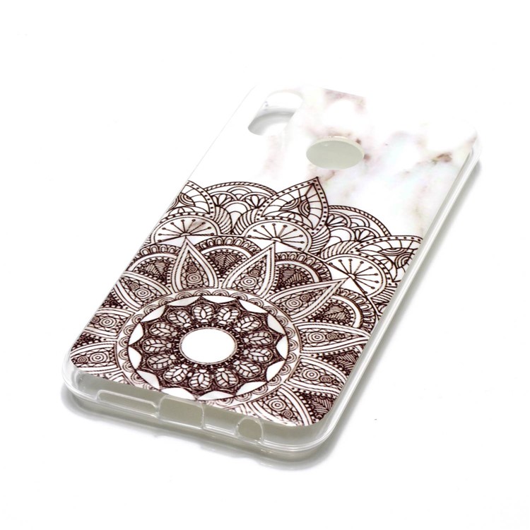 Para Huawei P20 Lite / Nova 3e Patrón De Mármol IMD TPU CUBIERTA DE ACCESORIO - Patrón Mandala-3