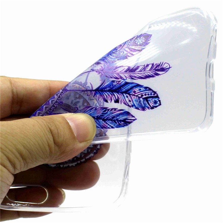 Pattern Printing Soft TPU Gel Phone Shell for Huawei P20 - Dream Catcher-6