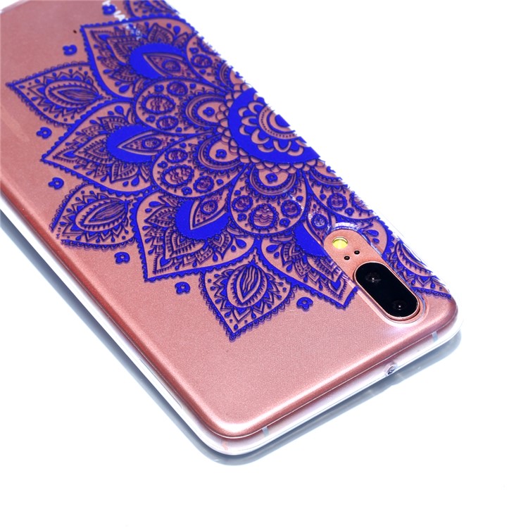 Pattern Printing Soft TPU Back Case for Huawei P20 - Mandala Flower-4