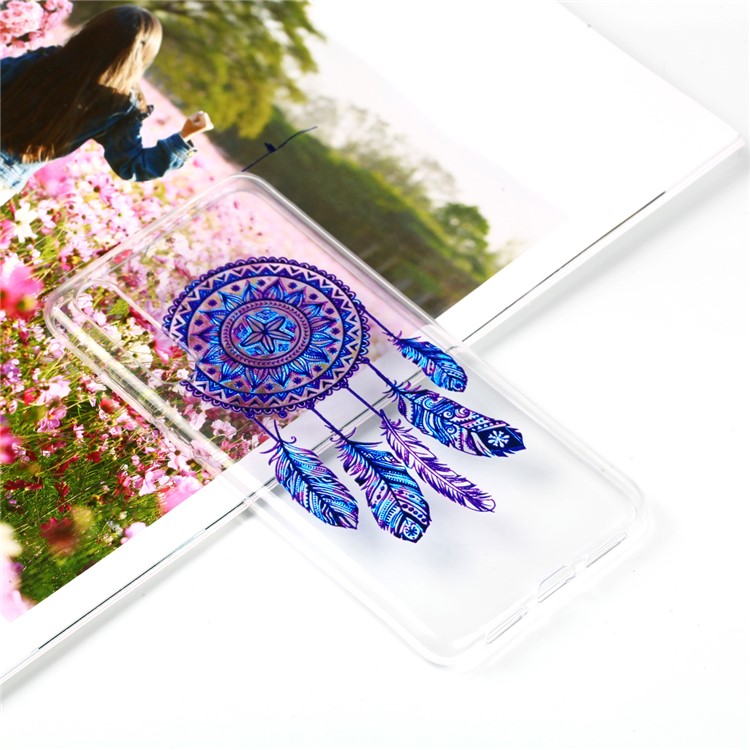 Pattern Printing Soft TPU Gel Back Casing for Huawei P20 Pro - Dream Catcher-1
