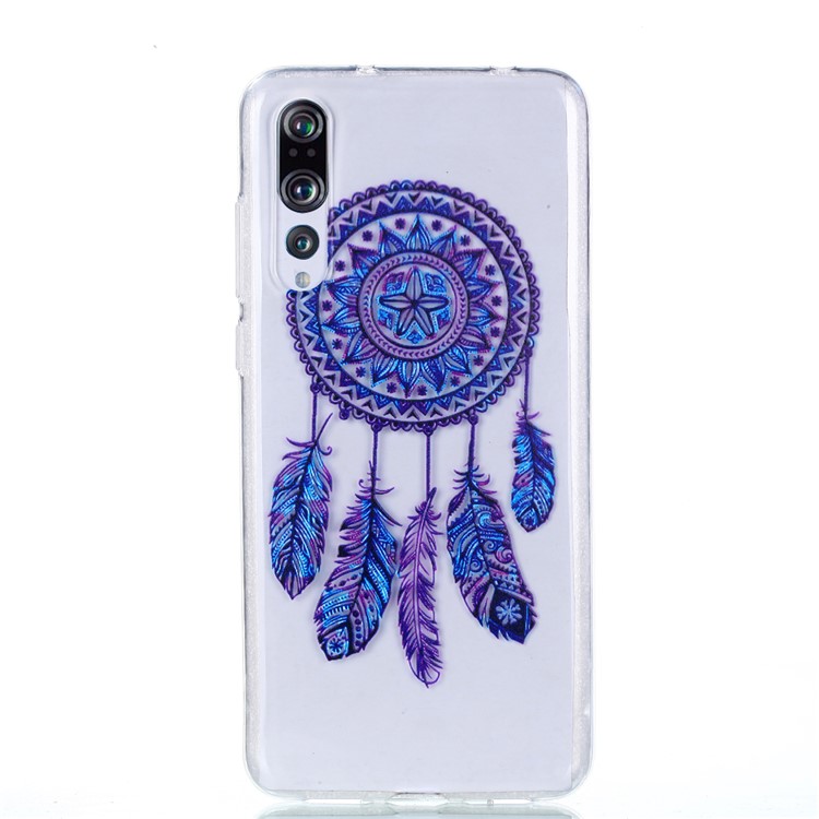 Pattern Printing Soft TPU Gel Back Casing for Huawei P20 Pro - Dream Catcher-2