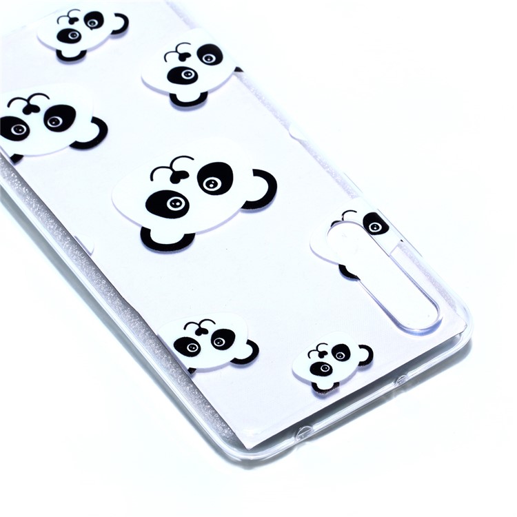 Pattern Printing Soft TPU Gel Back Cellphone Case for Huawei P20 Pro - Panda-4