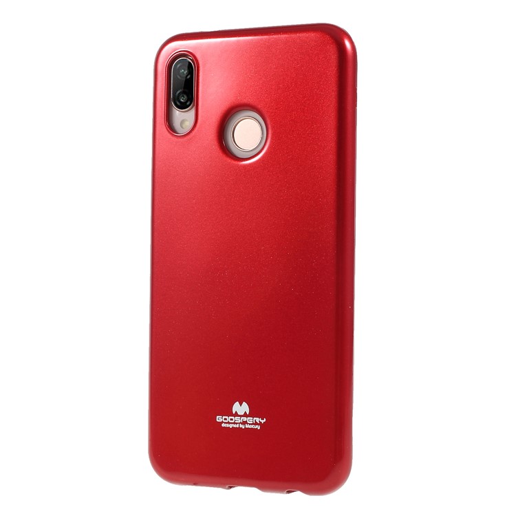 MERCURY GOOSPERY Flash Powder TPU Phone Cover for Huawei P20 Lite/Nova 3e - Red-3