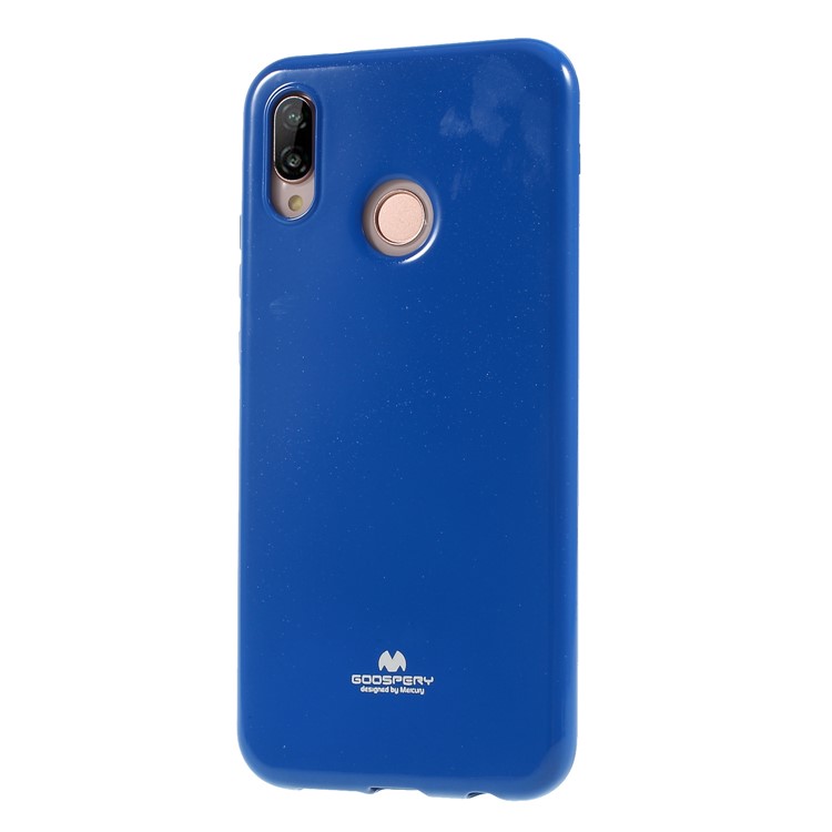 MERCURY GOOSPERY Flash Powder TPU Cell Phone Cover for Huawei P20 Lite/Nova 3e - Blue-3
