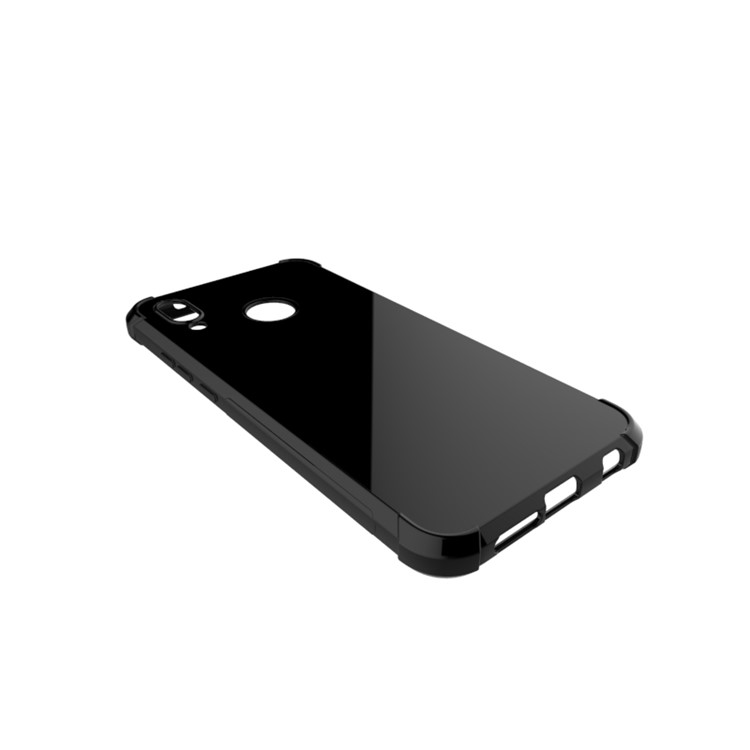 100Pcs/Lot Four Corners Drop-resistant TPU Gel Case for Huawei P20 Lite / Nova 3e - Black-3