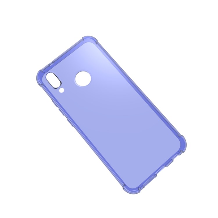 100Pcs/Lot Four Corners Drop-resistant TPU Protective Cover for Huawei P20 Lite / Nova 3e - Purple-2