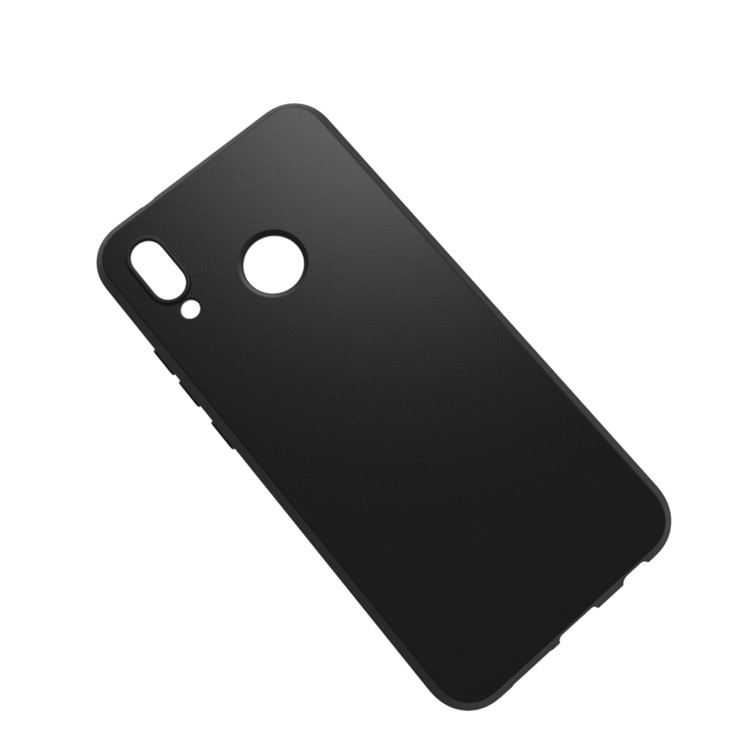 100PCS/Pack Matte Pudding Soft TPU Back Case for Huawei P20 Lite/Nova 3e - Black-2