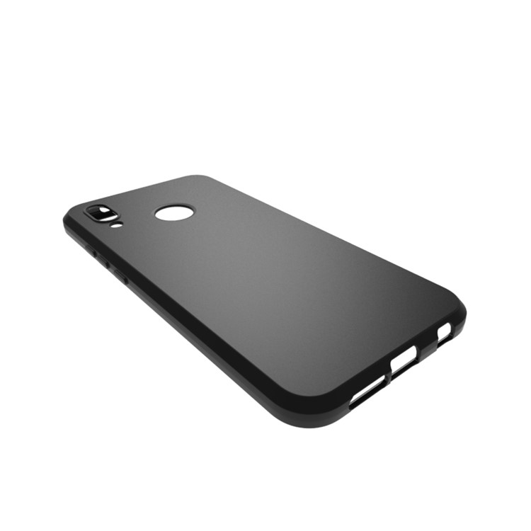 100PCS/Pack Matte Pudding Soft TPU Back Case for Huawei P20 Lite/Nova 3e - Black-3