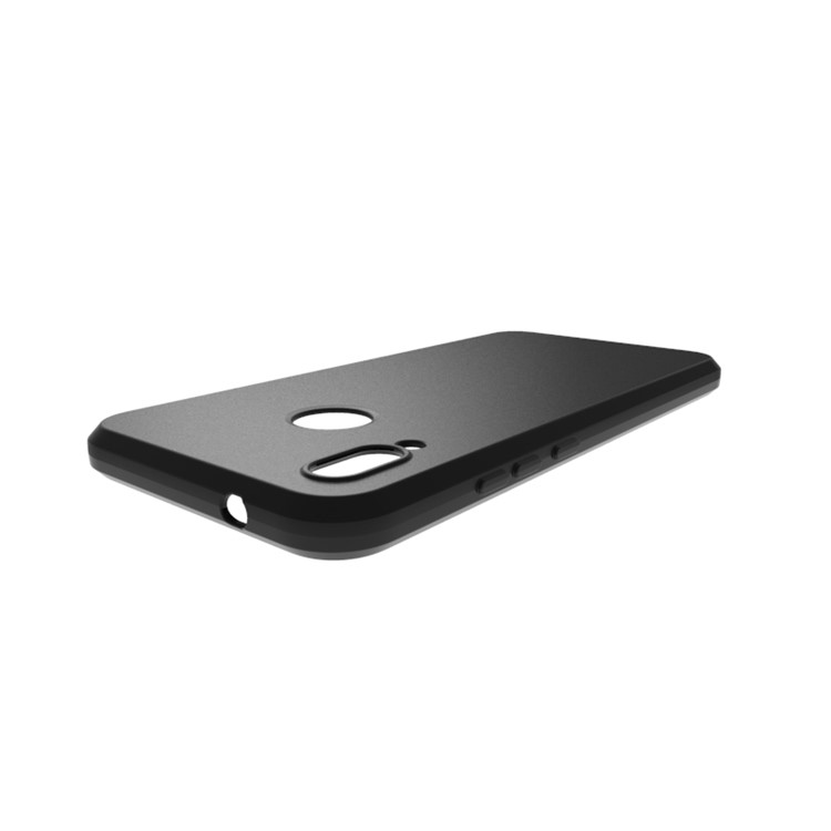 100PCS/Pack Matte Pudding Soft TPU Back Case for Huawei P20 Lite/Nova 3e - Black-7