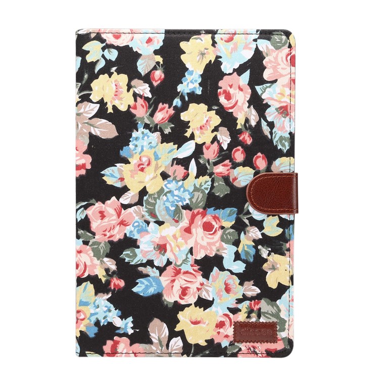 Cloth Texture Leather Auto Wake Up/Sleep Stand Case for Huawei MediaPad M5 10 / MediaPad M5 10 (Pro) with Card Slot - Black-2