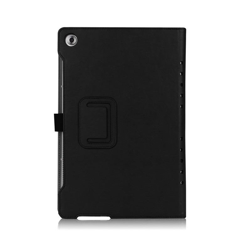 Foldable Stand PU Leather Protective Case for Huawei MediaPad M5 10/MediaPad M5 10 (Pro) - Black-5
