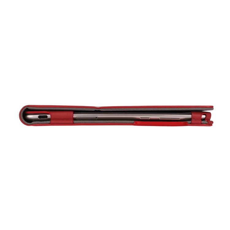 Foldable Stand PU Leather Protective Shell for Huawei MediaPad M5 10/MediaPad M5 10 (Pro) - Red-7