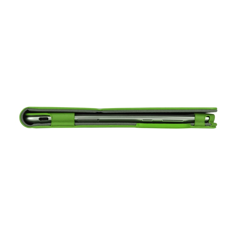 Foldable Stand Card Slot PU Leather Protective Casing with Elastic Band for Huawei MediaPad M5 10/MediaPad M5 10 (Pro) - Green-7