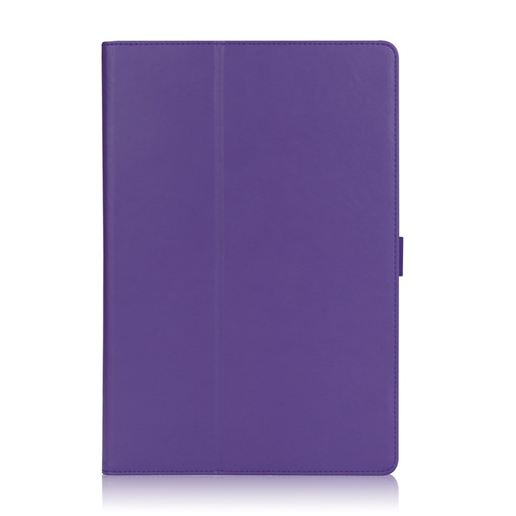 Foldable Stand Card Slot PU Leather Protective Shell for Huawei MediaPad M5 10/MediaPad M5 10 (Pro) - Purple-2