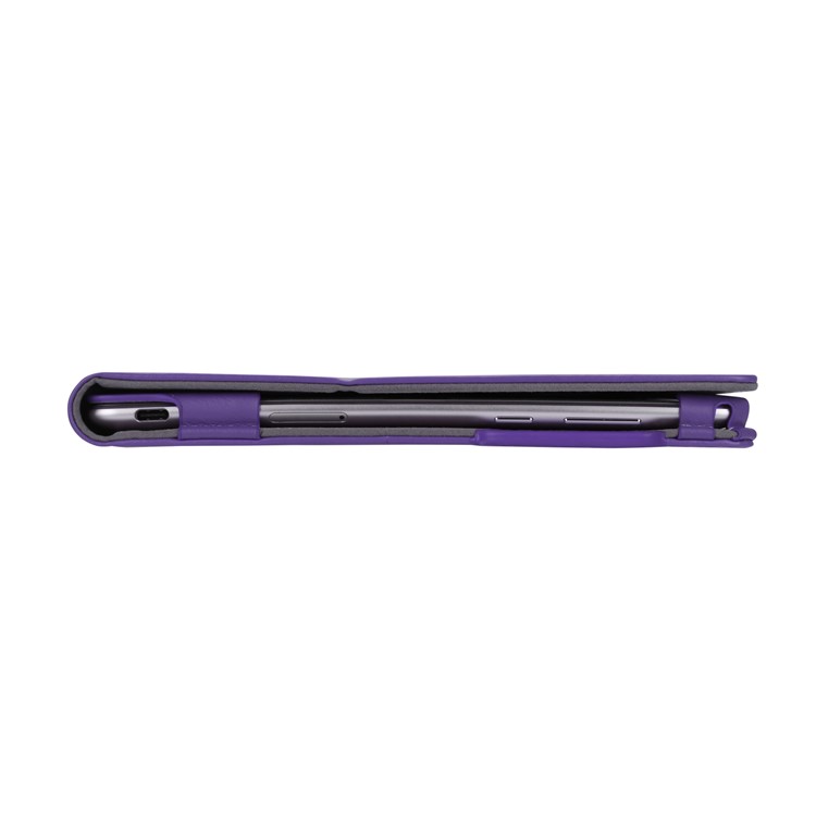 Foldable Stand Card Slot PU Leather Protective Shell for Huawei MediaPad M5 10/MediaPad M5 10 (Pro) - Purple-7