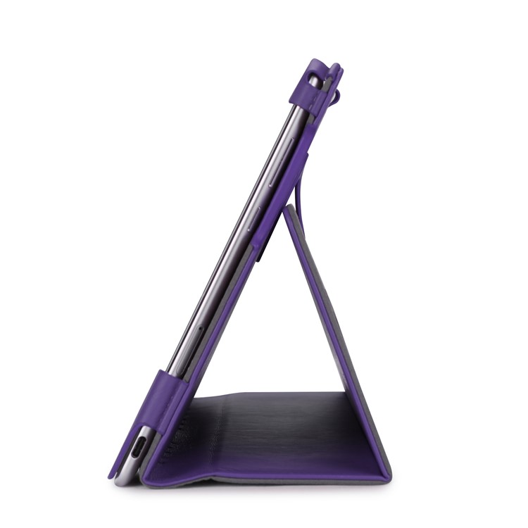 Foldable Stand Card Slot PU Leather Protective Shell for Huawei MediaPad M5 10/MediaPad M5 10 (Pro) - Purple-8