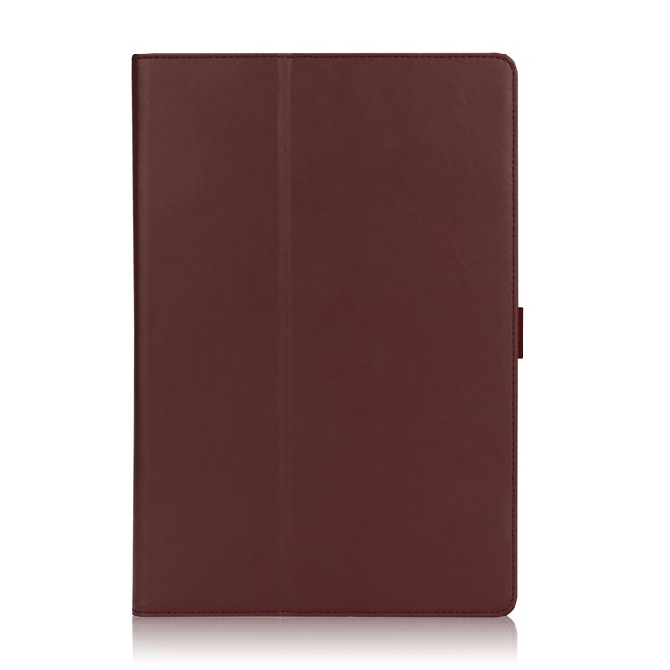 Foldable Stand Card Slot PU Leather Protective Cover for Huawei MediaPad M5 10/MediaPad M5 10 (Pro) - Brown-2