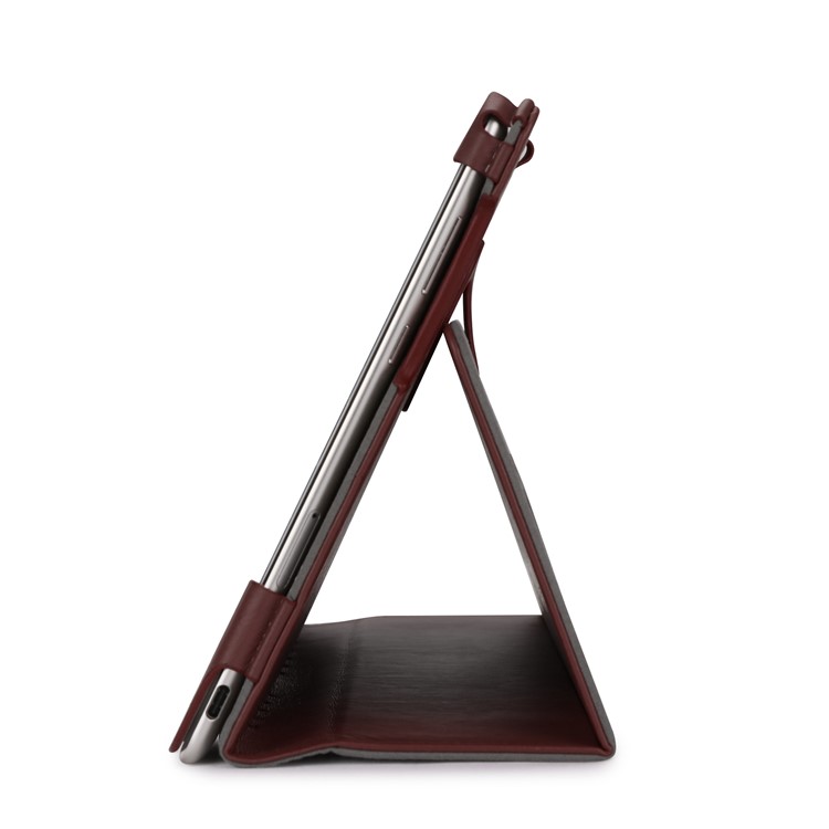 Foldable Stand Card Slot PU Leather Protective Cover for Huawei MediaPad M5 10/MediaPad M5 10 (Pro) - Brown-8