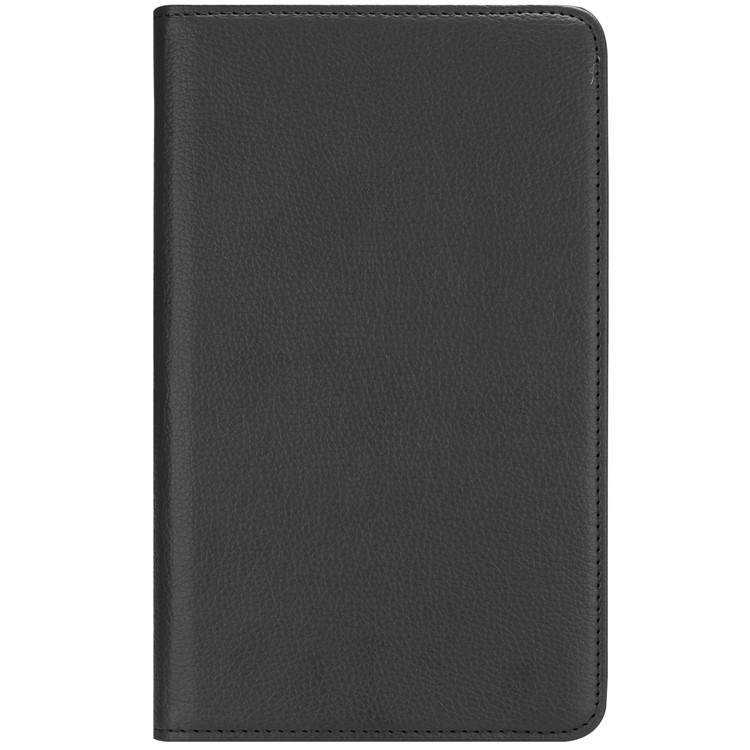 Litchi Grain Leather Stand Tablet Case for Huawei MediaPad M5 8 with Elastic Band - Black-8