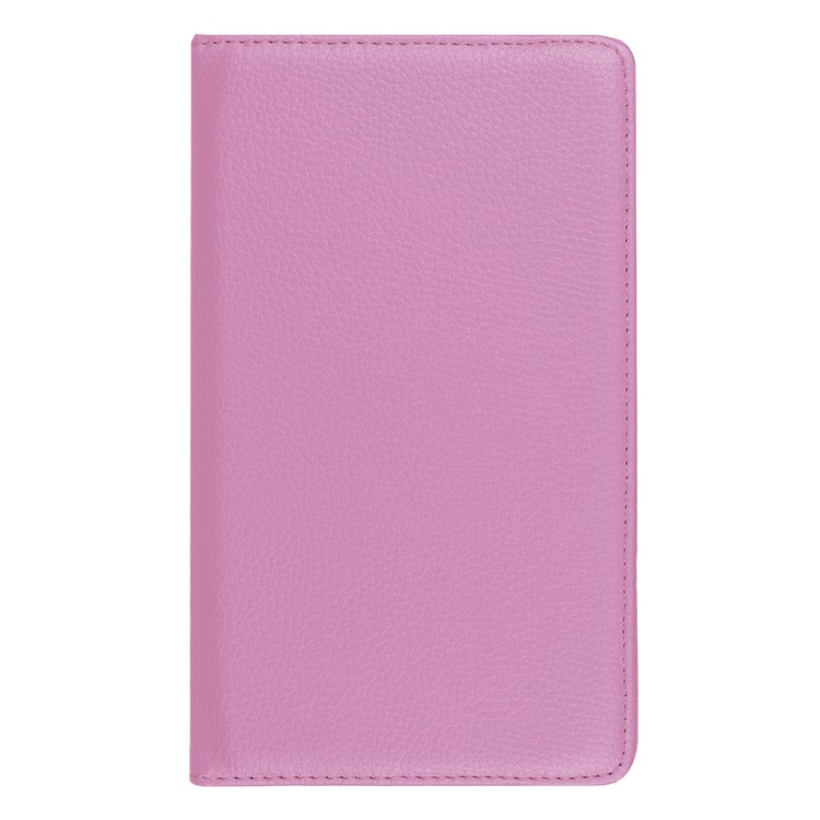 Litchi Texture 360 Degree Rotary Stand Leather Cover for Huawei MediaPad T3 7.0 4G - Pink-3