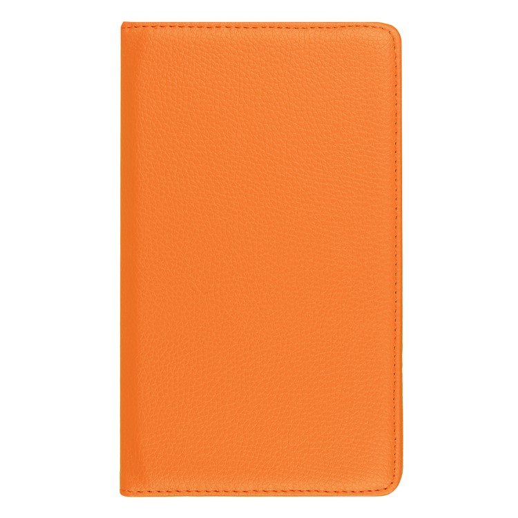 Litchi Skin Leather 360 Degree Rotary Stand Tablet Case Cover for Huawei MediaPad T3 7.0 4G - Orange-3
