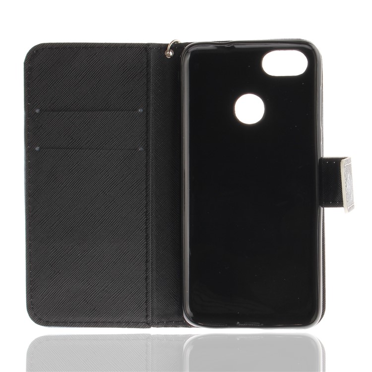 Patterned Leather Wallet Case for Huawei Y6 Pro (2017) / Enjoy 7 / P9 lite mini - Adorable Panda-8