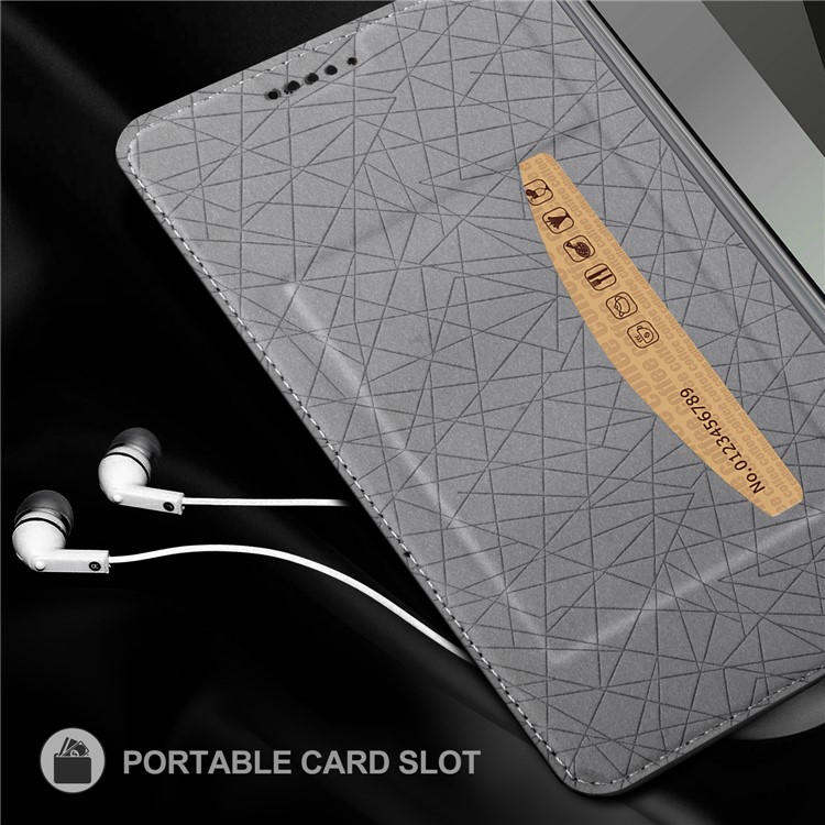 50Pcs/Lot Patterned Leather Auto-absorbed Magnetic Casing for Huawei Mate 10 Lite / nova 2i / Maimang 6 / Honor 9i (India) - Unicorns-3