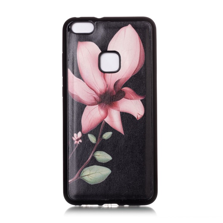 Patterned Detachable 2-in-1 Wallet Leather Mobile Cover for Huawei P10 Lite 2017 - Pink Blossom-3