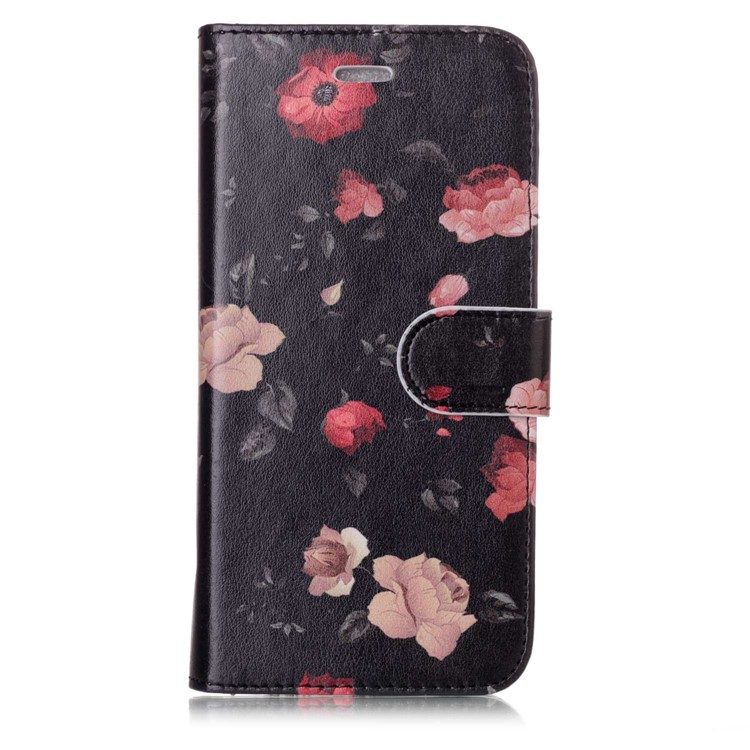 Patterned Detachable 2-in-1 Wallet Leather Mobile Shell for Huawei P10 Lite 2017 - Beautiful Flower-1