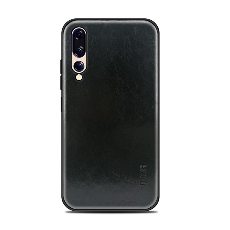 MOFI for Huawei P20 Pro Hybrid PU Leather Coated PC + TPU Phone Case - Black-1