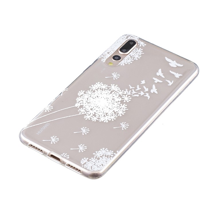 Embossment Patterned Soft TPU Phone Shell for Huawei P20 Pro - Dandelion-2